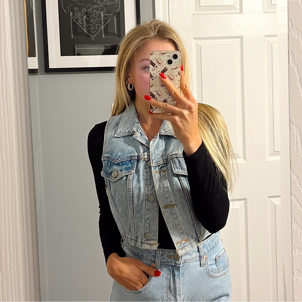 BeBop Light Blue Denim Vest